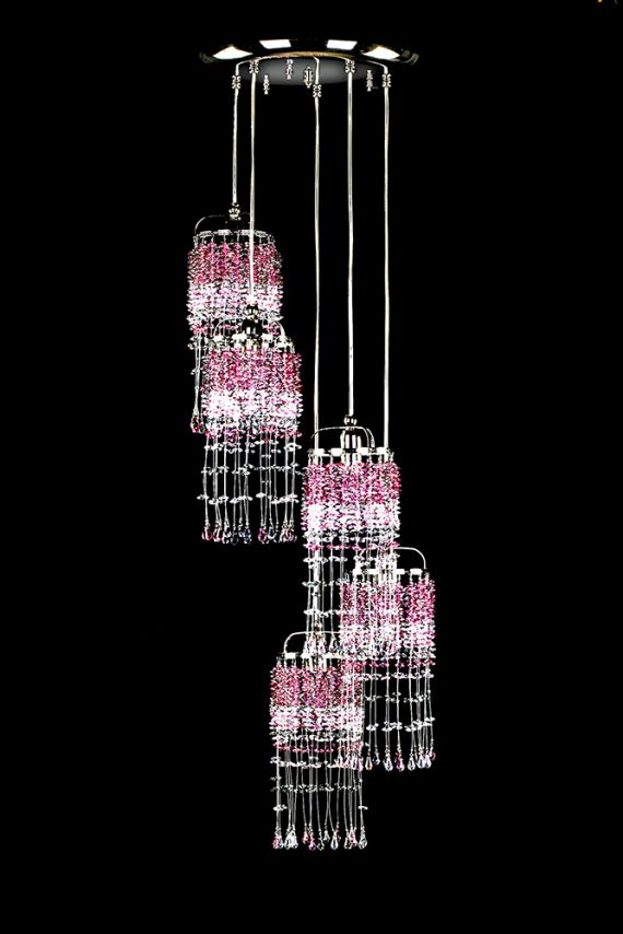 Полилей ArtGlass Серия SMALL GAME_01_05 NICKEL CE COLOUR MIX